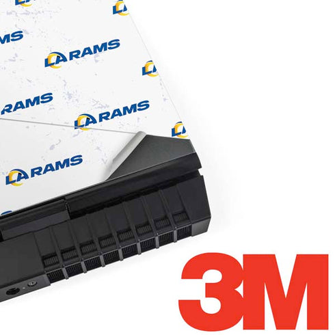 NFL Los Angeles Rams White Logo Blast Dell Alienware Skin